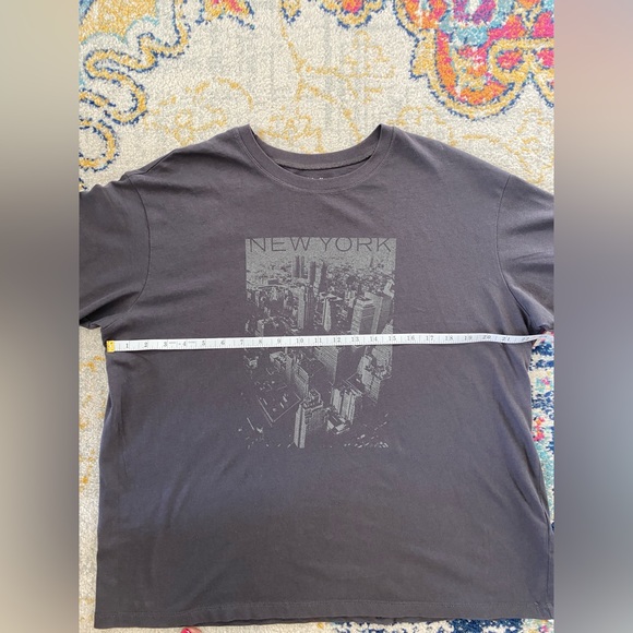 Madewell NYC Oversized Graphic Tee, Size L - Picture 8 of 9